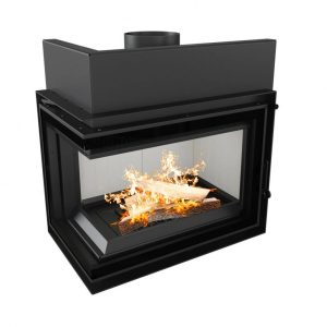 focar semineu colt stanga sticla laterala fara stalp